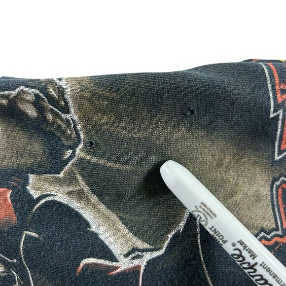 VINTAGE ROCKSTAR ENERGY DRINK Shirt Mens Large Black Mayhem Festival 2010 Goth - Picture 3 of 10